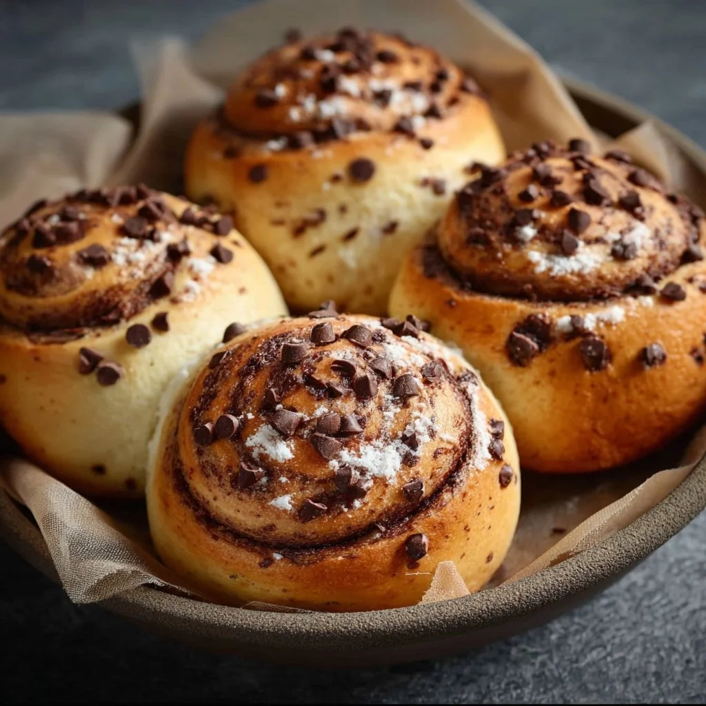 10-Minuten Schoko-Brötchen mit Quark