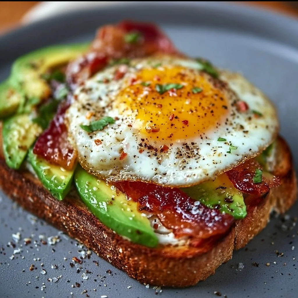 Avocado-Speck-Ei-Toast