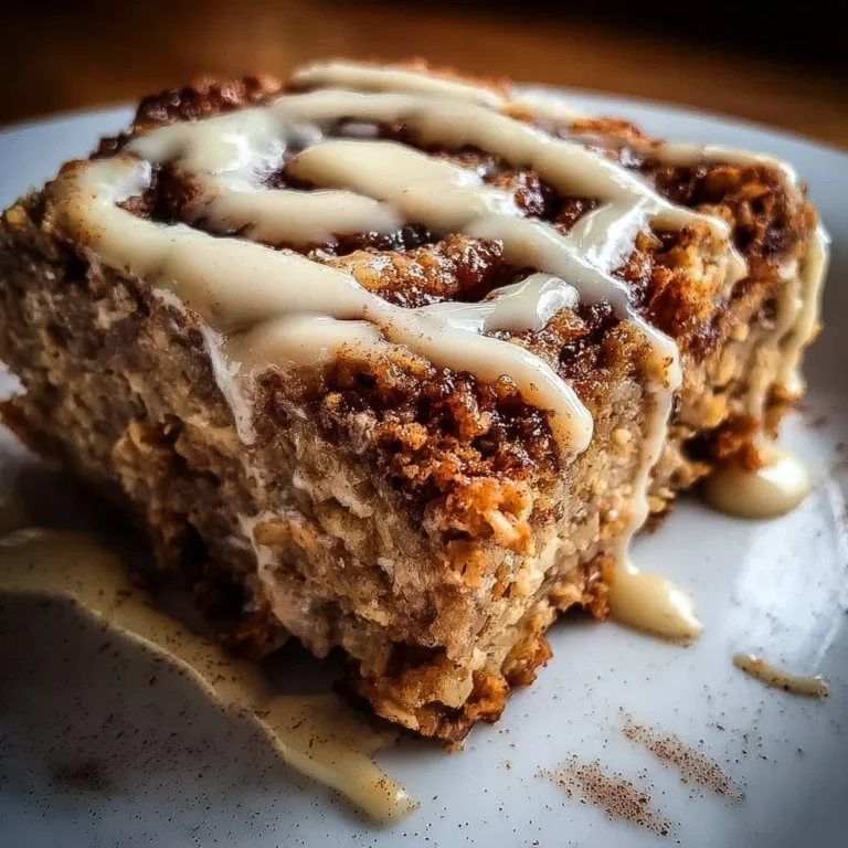 Protein Zimtschnecken Haferauflauf mit Zimt und Nüssen