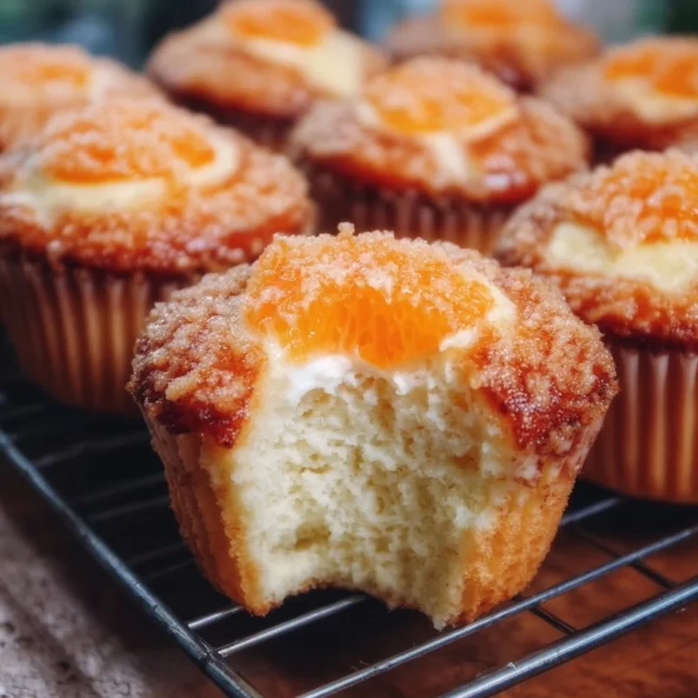 Leckere Käsekuchen Muffins frisch aus dem Ofen