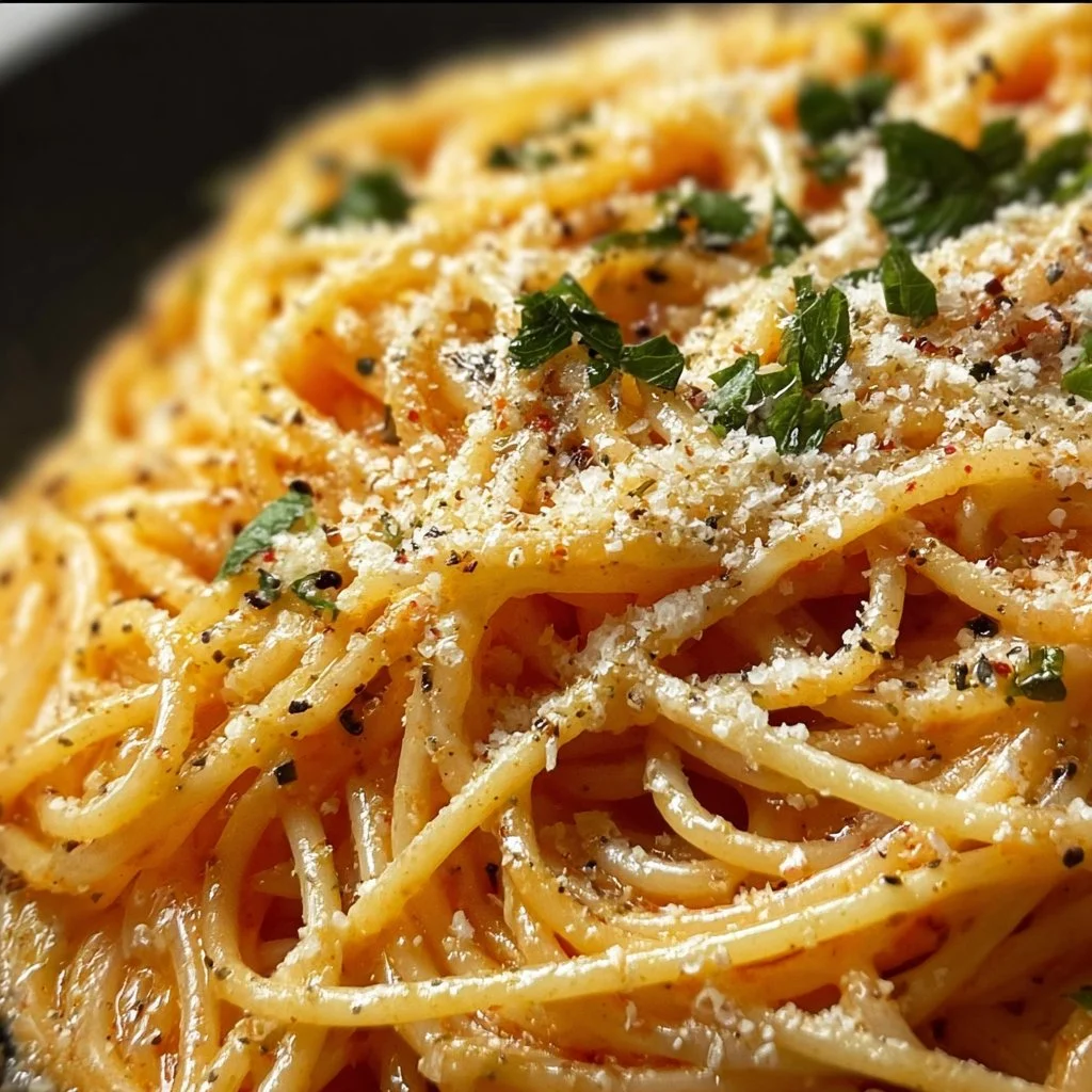 Knoblauch-Parmesan-Nudeln