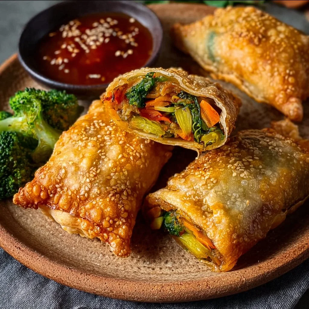 Knusprige Gemüsetaschen (veganes Rezept)