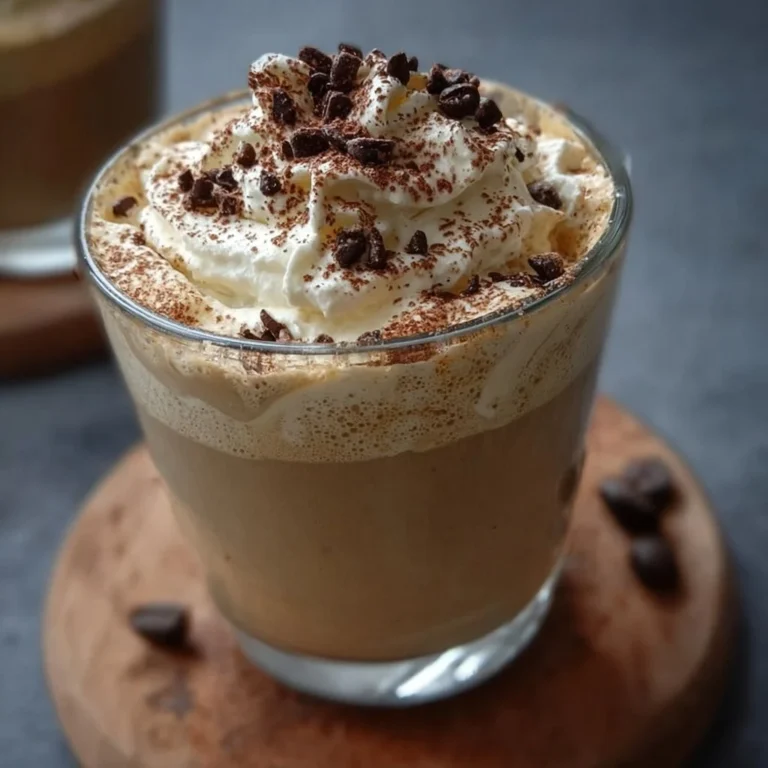 Mokkacreme mit Mascarpone in einer glasigen Schüssel serviert