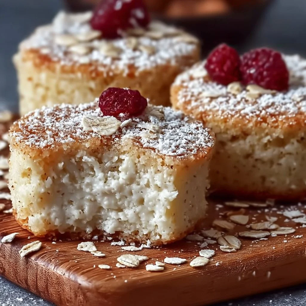 Quark-Taler mit Haferflocken