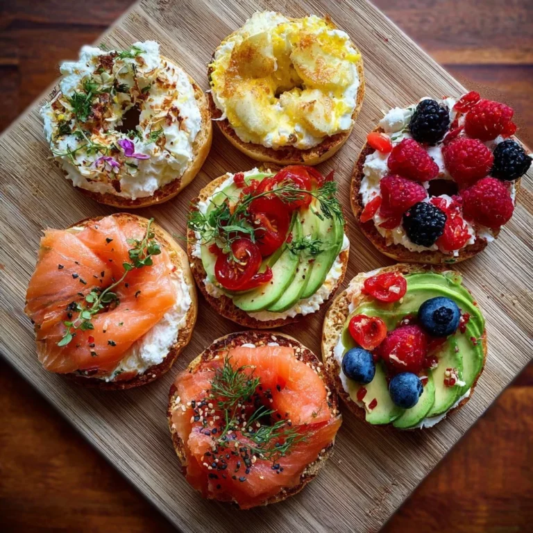 Leckere Isey Skyr Bagels mit verschiedenen Toppings zum Genießen