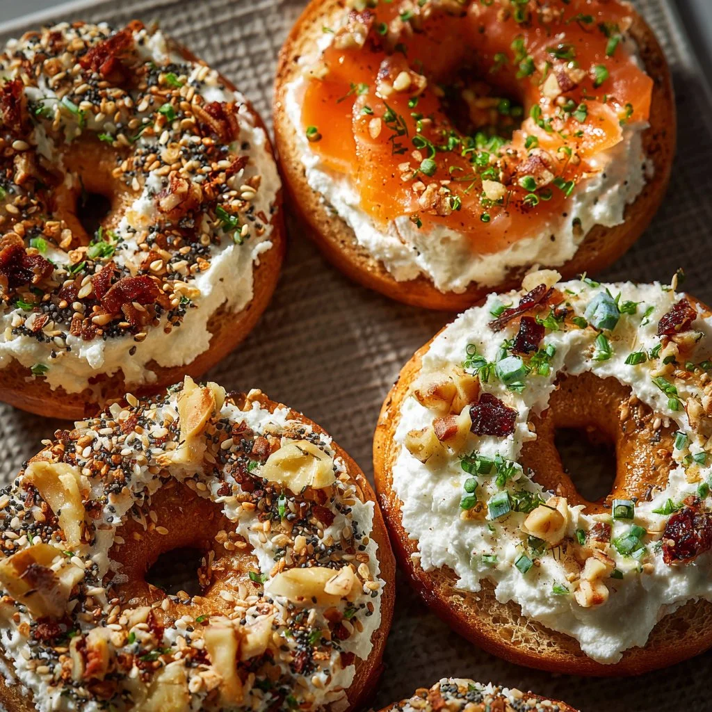 Schnelle Isey Skyr Bagels mit Toppings