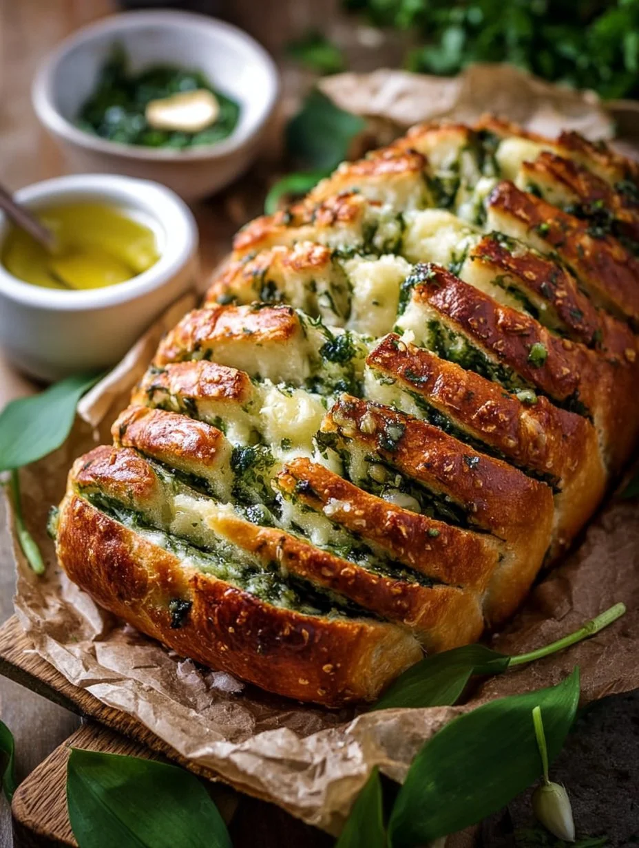 Bärlauch Fächerbrot
