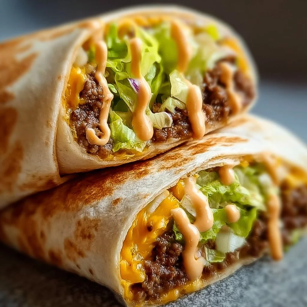 Big Mac Wraps mit Spezialsoße