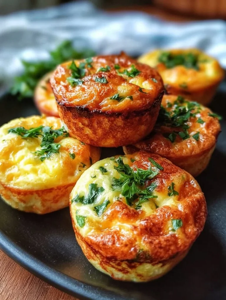 Leckere einfache Eiermuffins frisch aus dem Ofen.