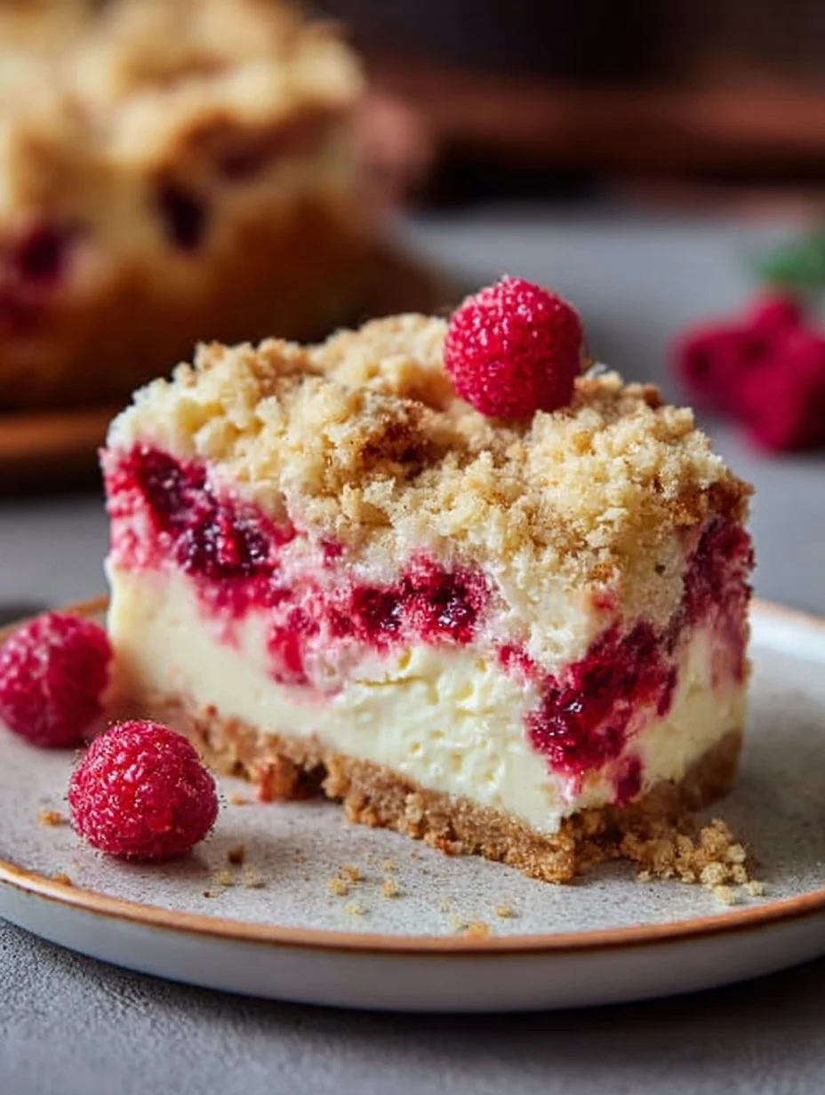 Himbeer Streusel Kuchen mit Joghurt Käsekuchen