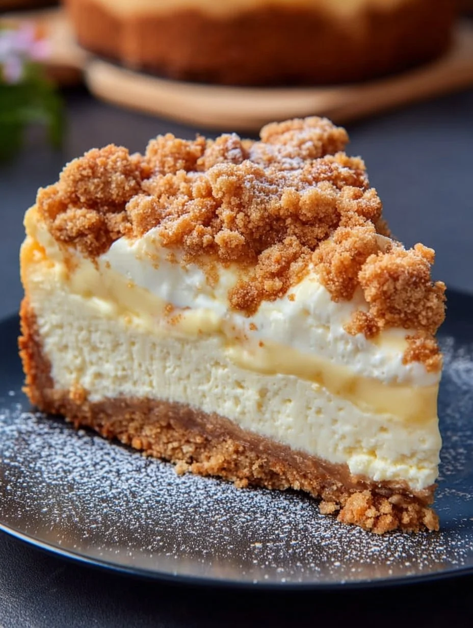 Käsekuchen mit Streusel