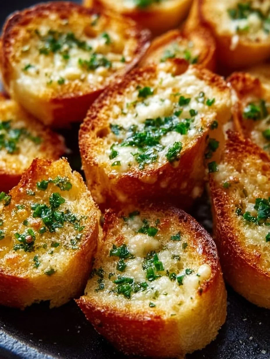 Knoblauchbrot Häppchen