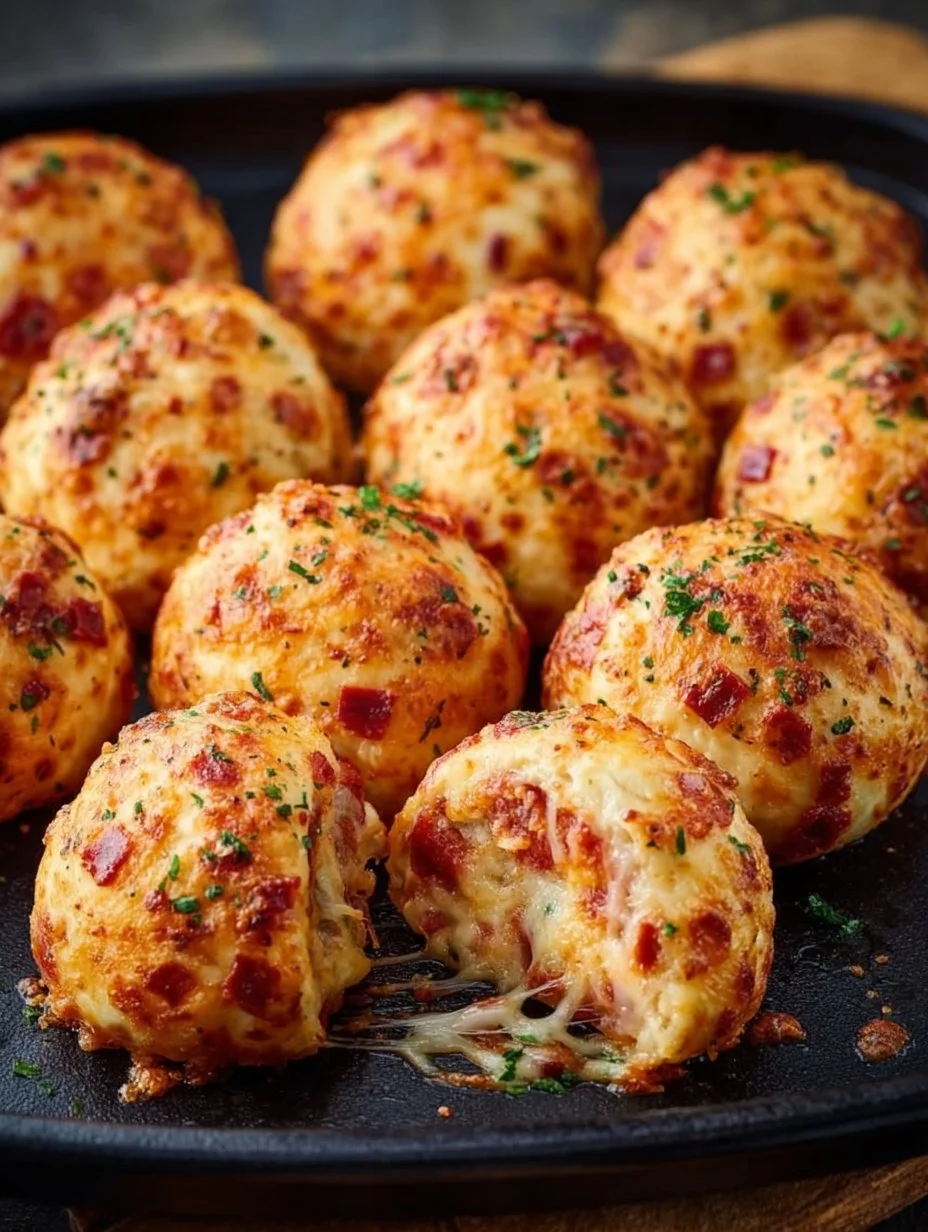 Knusprige Pizza Bällchen
