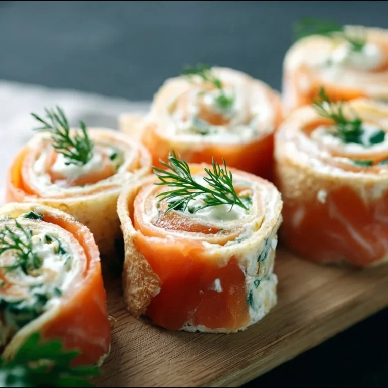 Leckere kurze Röllchen für einen perfekten Brunch auf einem hübschen Teller