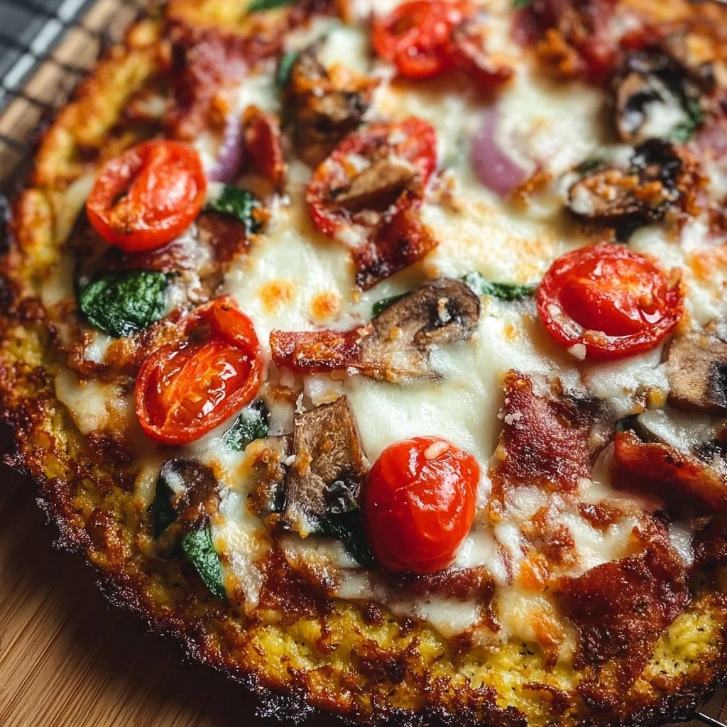 Low Carb Schüttelpizza