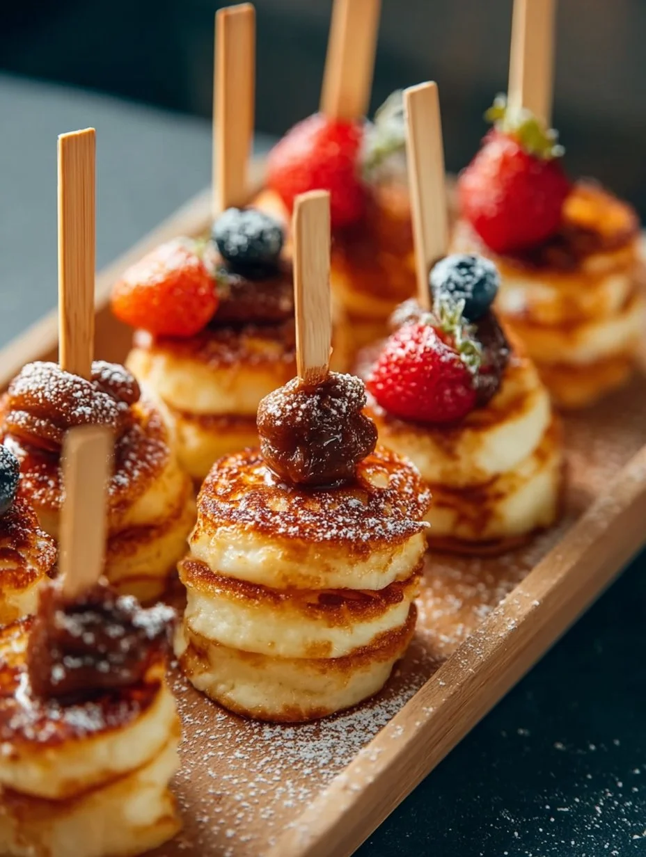 Mini-Pancake-Spieße