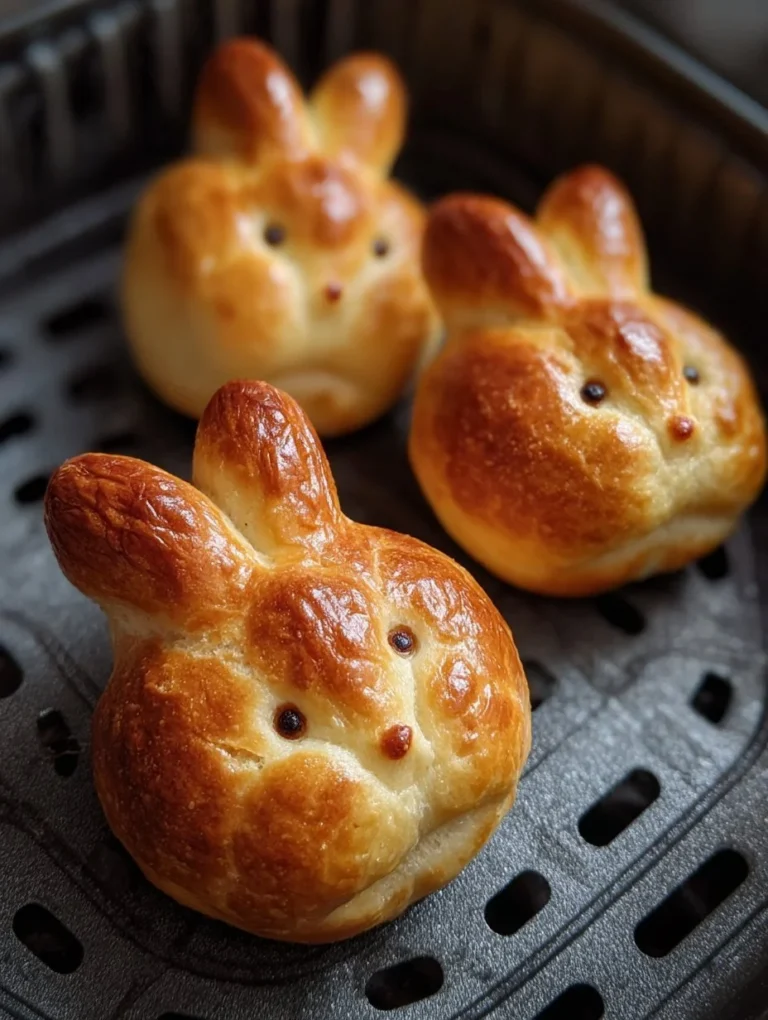 Leckere Osterhasen aus dem Airfryer, ideal für das Osterfest.