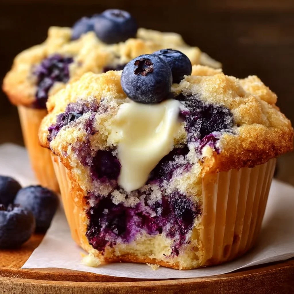 Saftige Blaubeer-Muffins