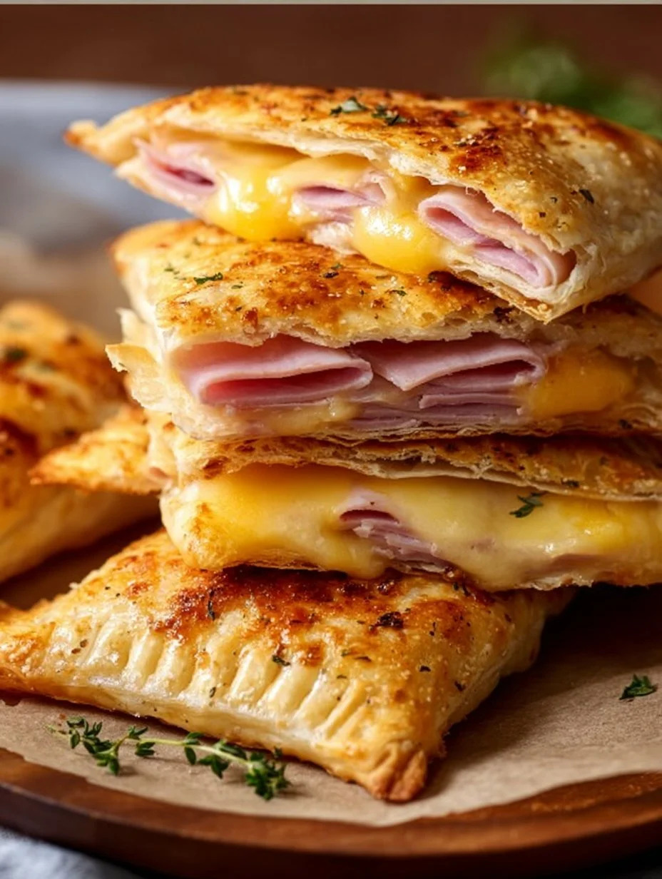 Schinken-Käse-Taschen