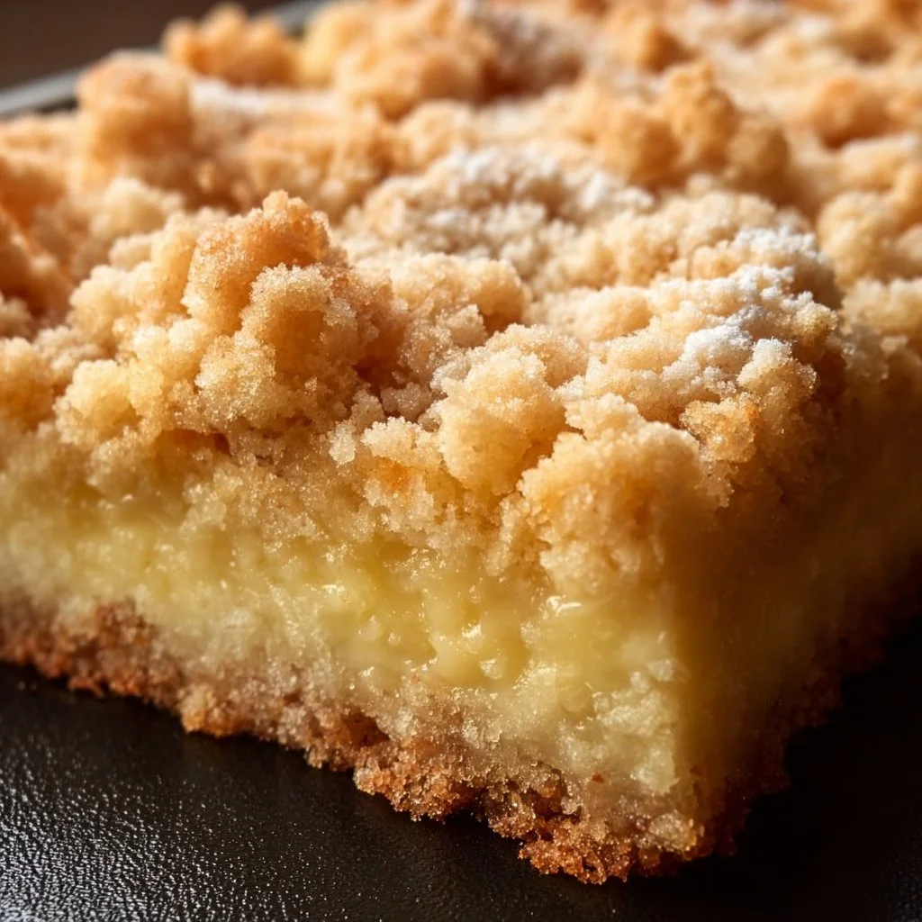 Vanillepudding Streuselkuchen vom Blech