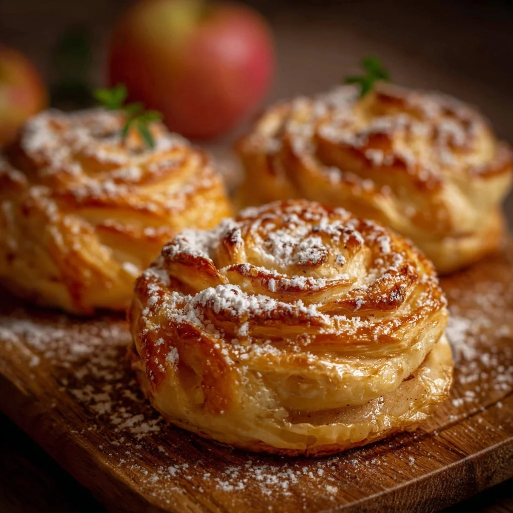 Blätterteig-Apfel-Dessert