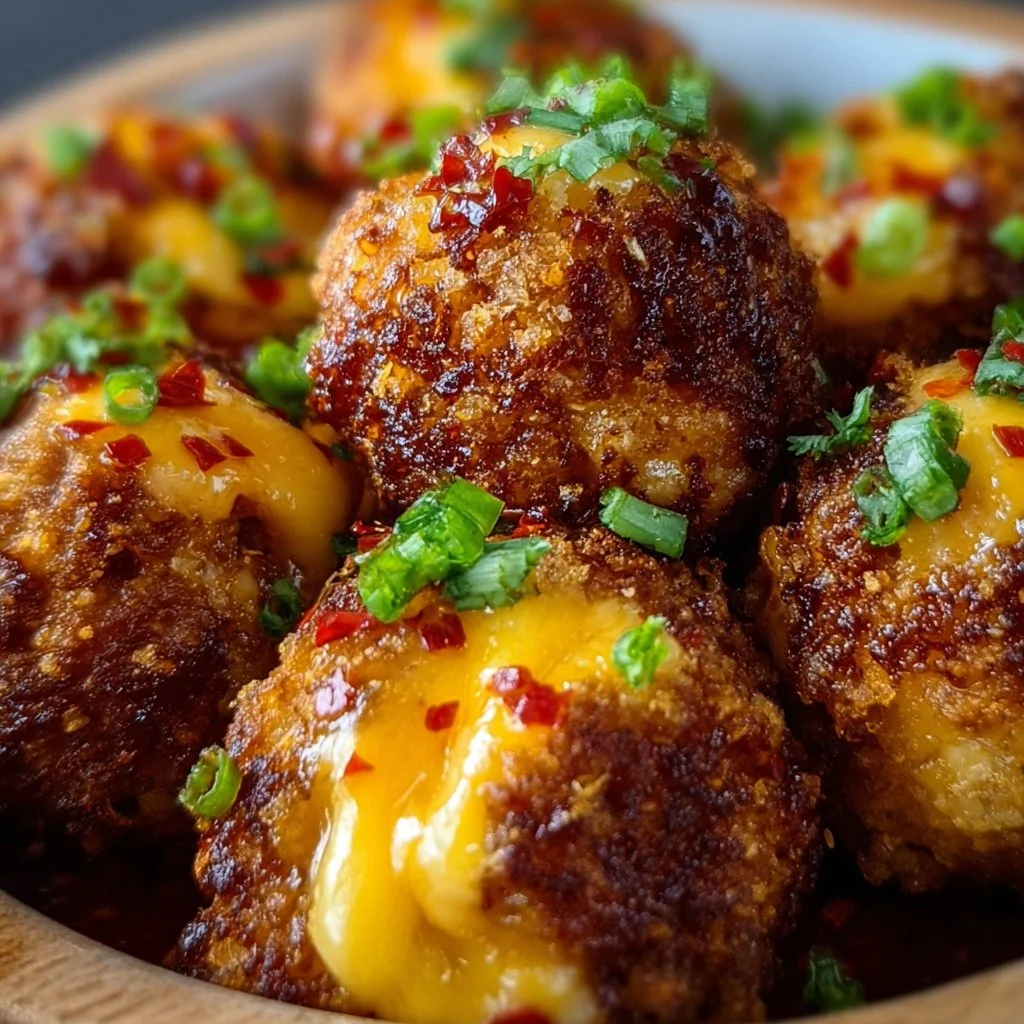 Chili-Käsebällchen Low Carb