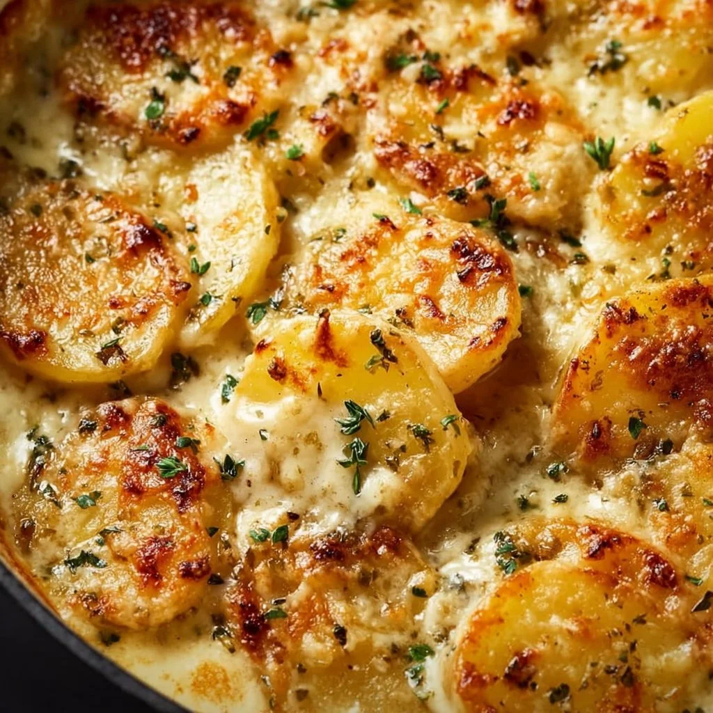 Cremiges Kartoffelgratin aus dem Airfryer