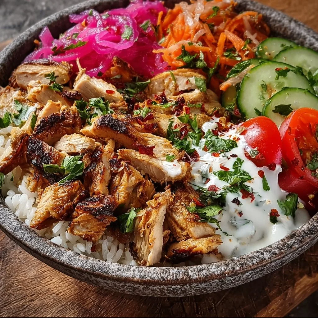 Döner-Bowl mit Hähnchen