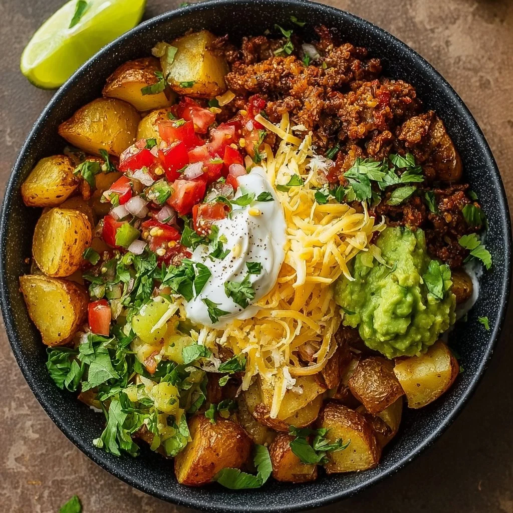 Kartoffel-Taco-Bowl