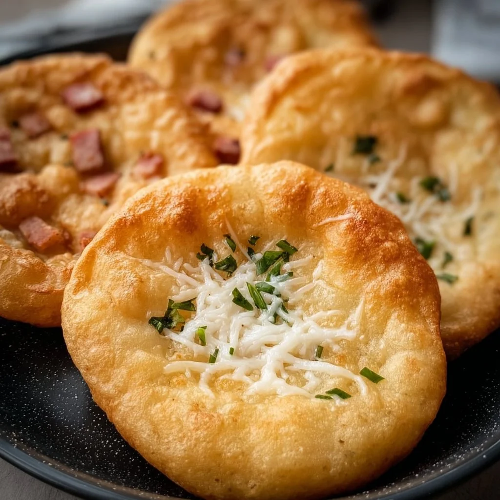 Langos aus der Heißluftfritteuse