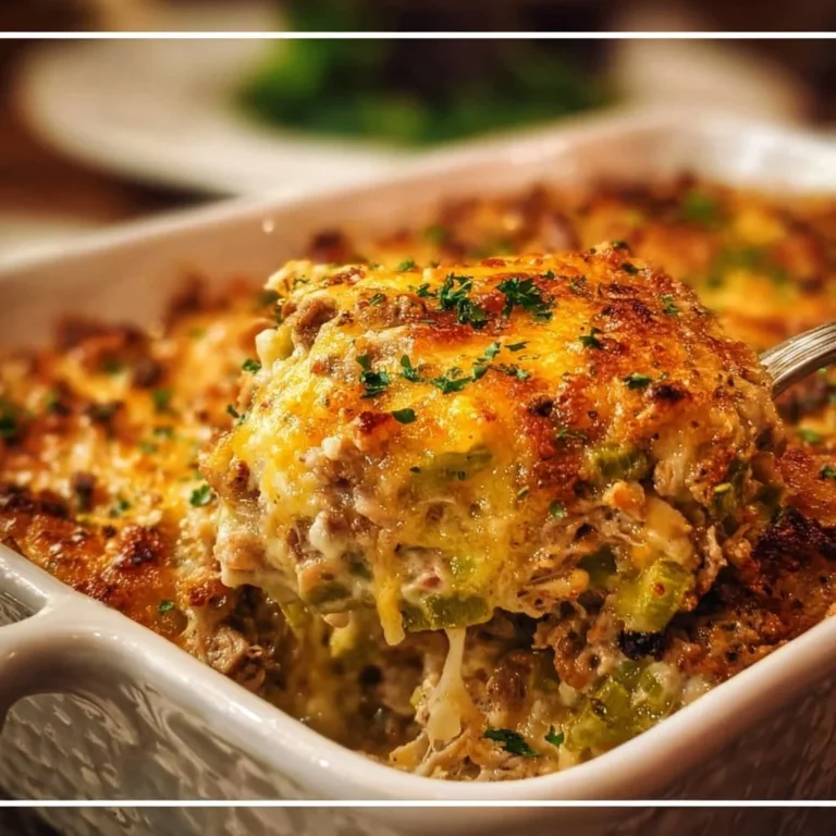 Low Carb Thunfischauflauf mit gesunden Zutaten und schmackhaftem Geschmack