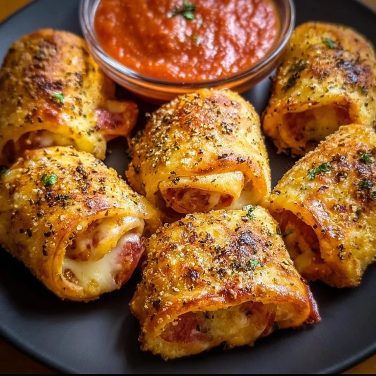 Luftfritteuse Pizzarollen - knuspriger Snack für jeden Anlass