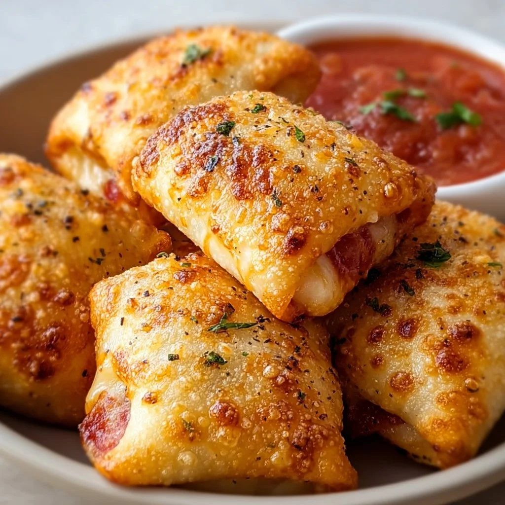 Luftfritteuse Pizzarollen: Der ultimative knusprige Snack!