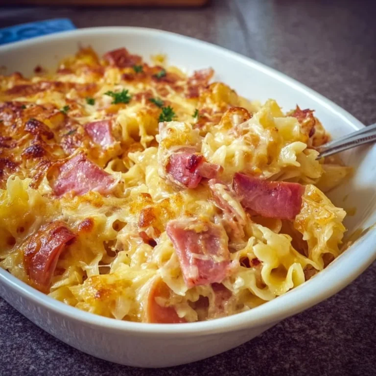 Nudelauflauf Hawaii mit Appenzeller, ein leckeres Rezept für ein herzhaftes Gericht.