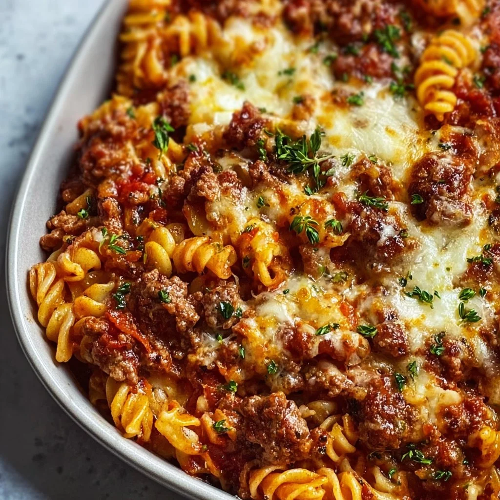 Nudelauflauf mit Hackfleisch