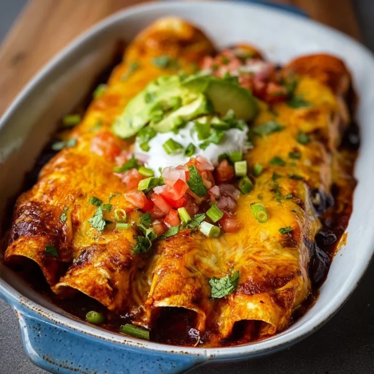Leckere vegetarische Enchiladas mit bunter Gemüsefüllung.