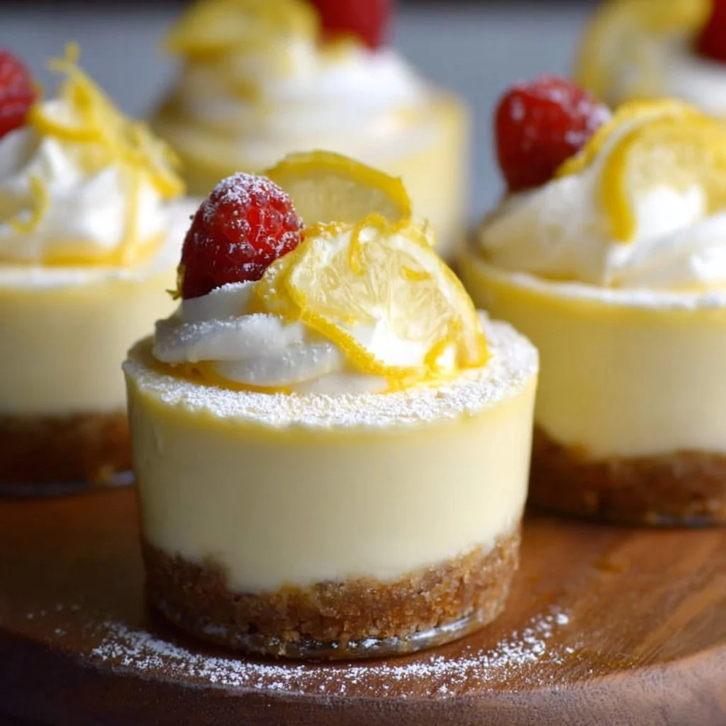 Zitronen-Mousse-Cheesecake-Becher