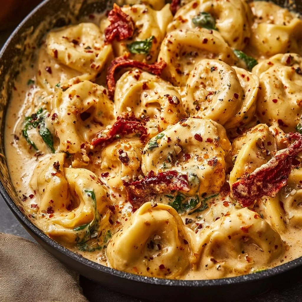 Cremige Ein-Pfannen Heirate Mich Tortellini