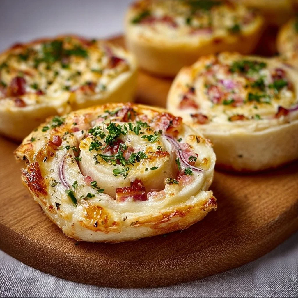 Flammkuchen-Snackrolle
