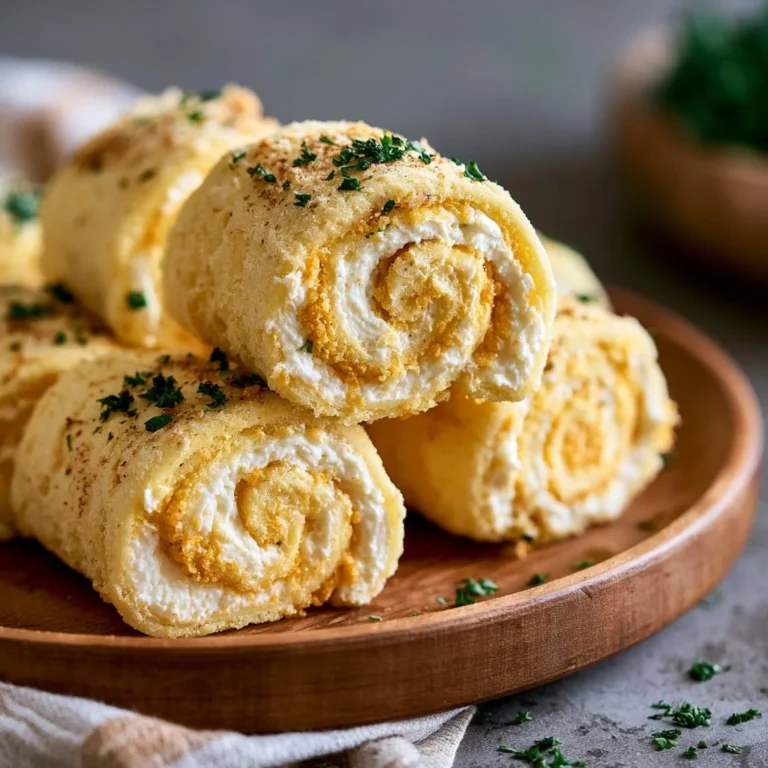 Delicious Frischkäse Roll-Ups appetizer with fresh ingredients