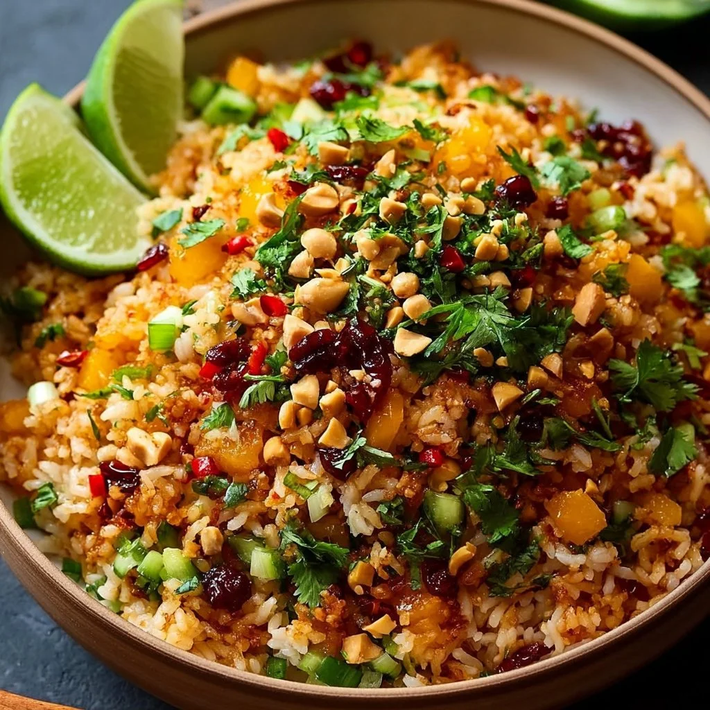 Knuspriger Erdnuss-Chili Reissalat: Das perfekte Sommer-Rezept!