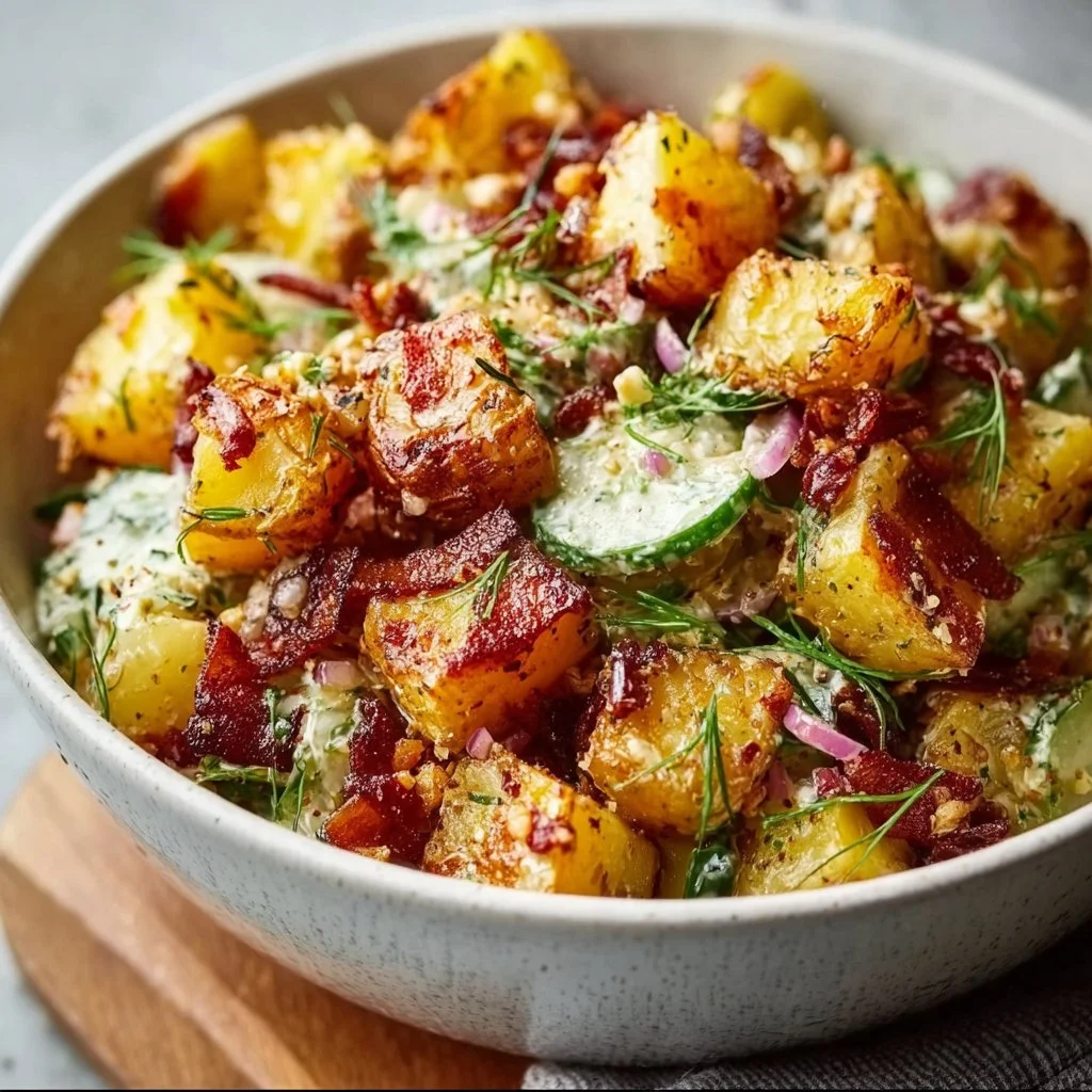 Knuspriger Kartoffelsalat