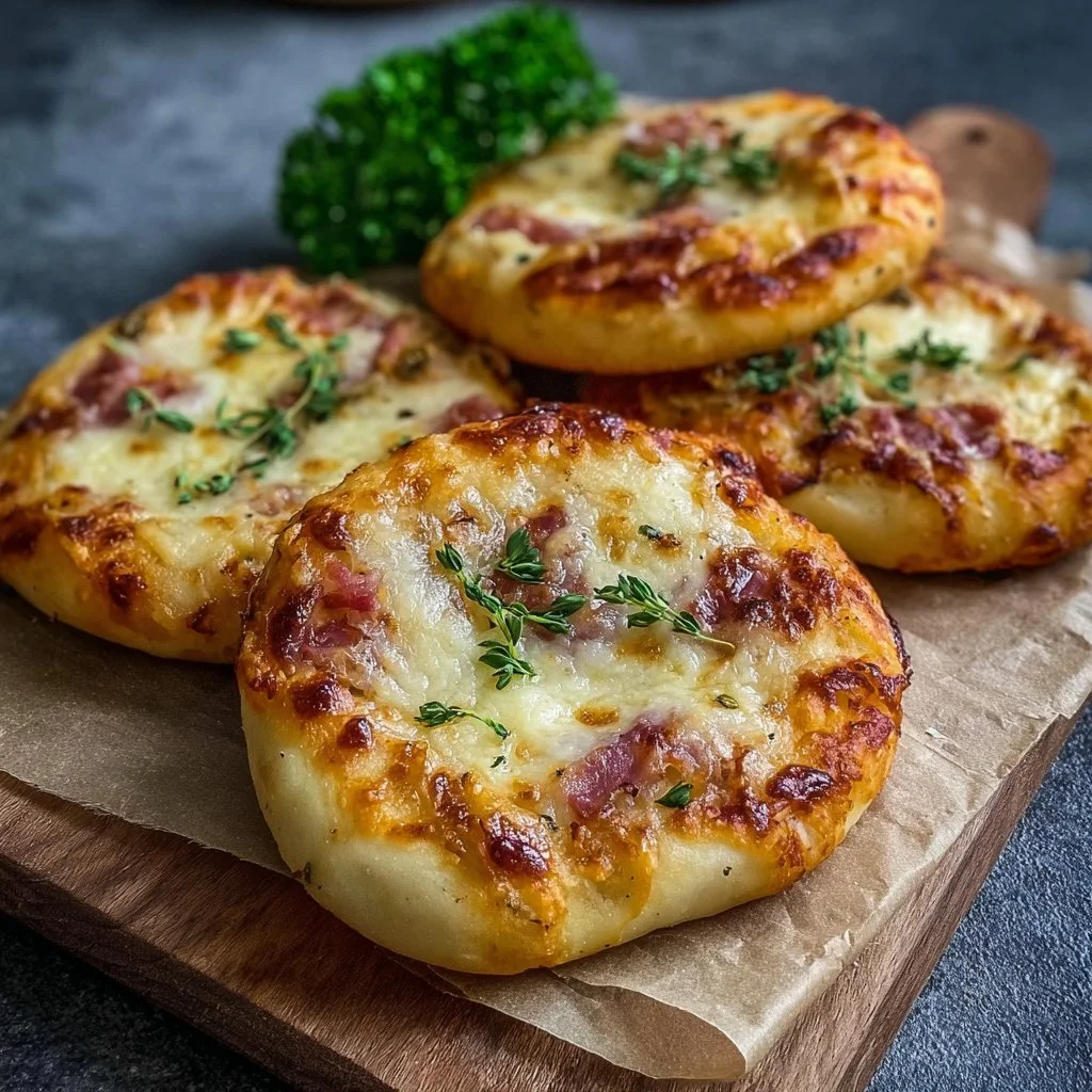 Köstliche Flammkuchen Brötchen: 5 Zutaten für deinen Snack!