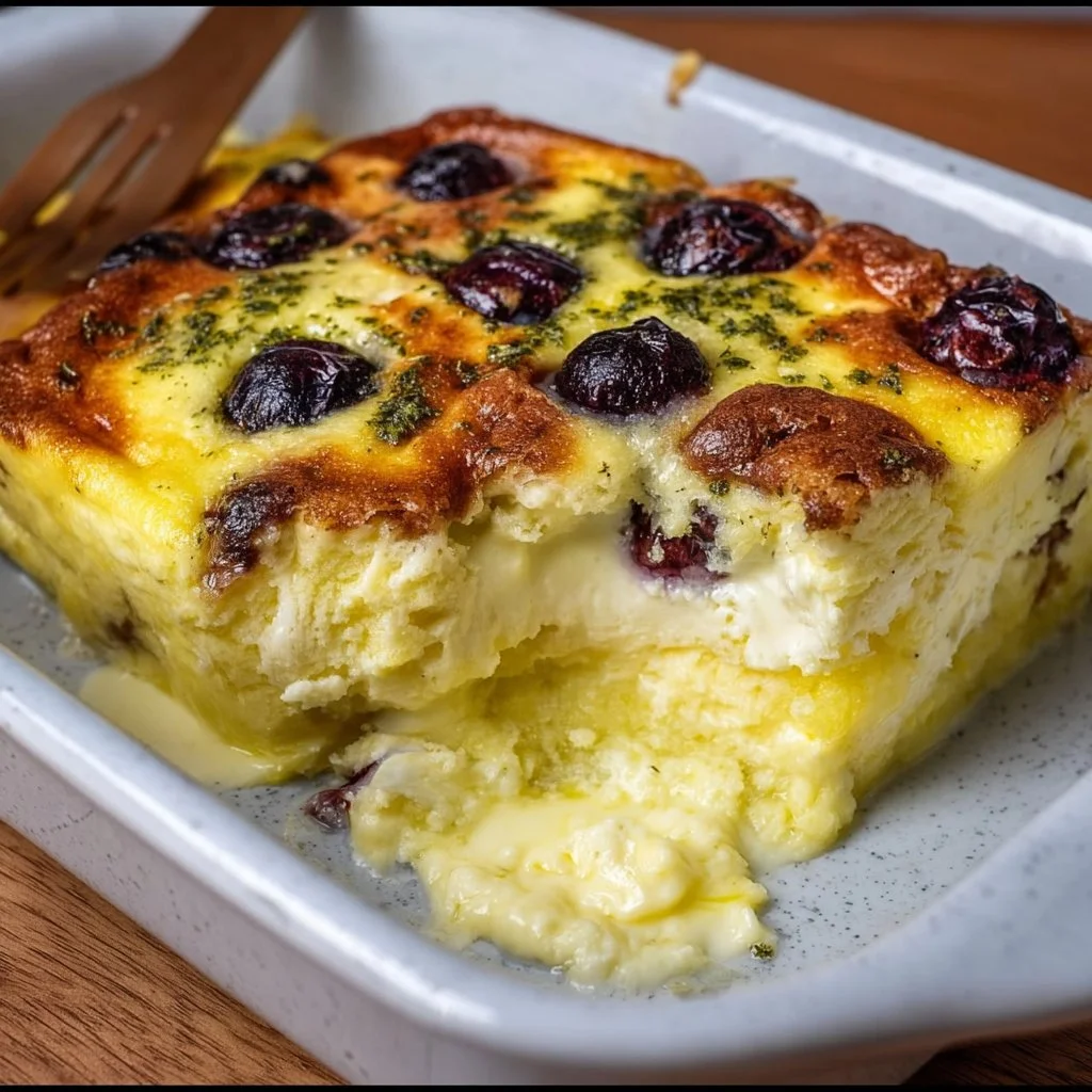 Low Carb Quarkauflauf mit frischen Zutaten und einer leckeren Konsistenz