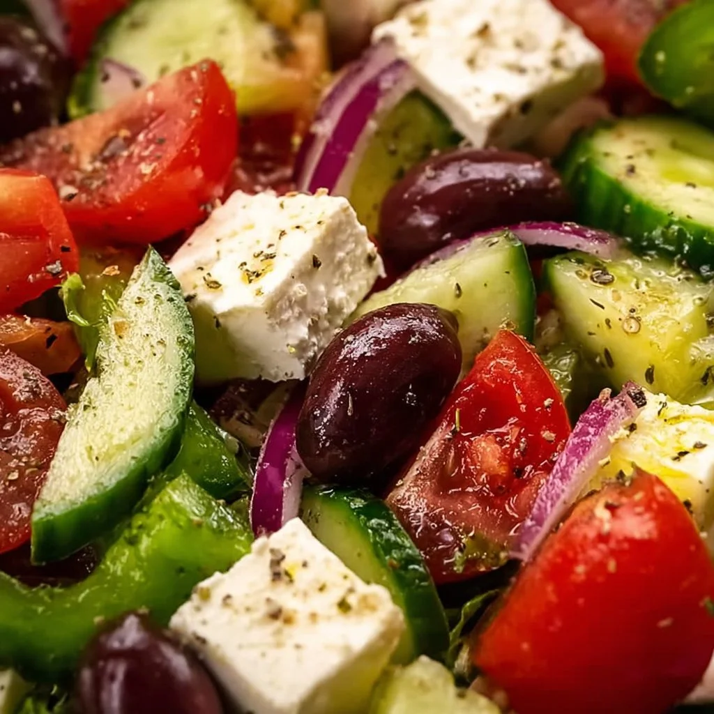 Mediterranean Greek Salad (Horiatiki Salad)