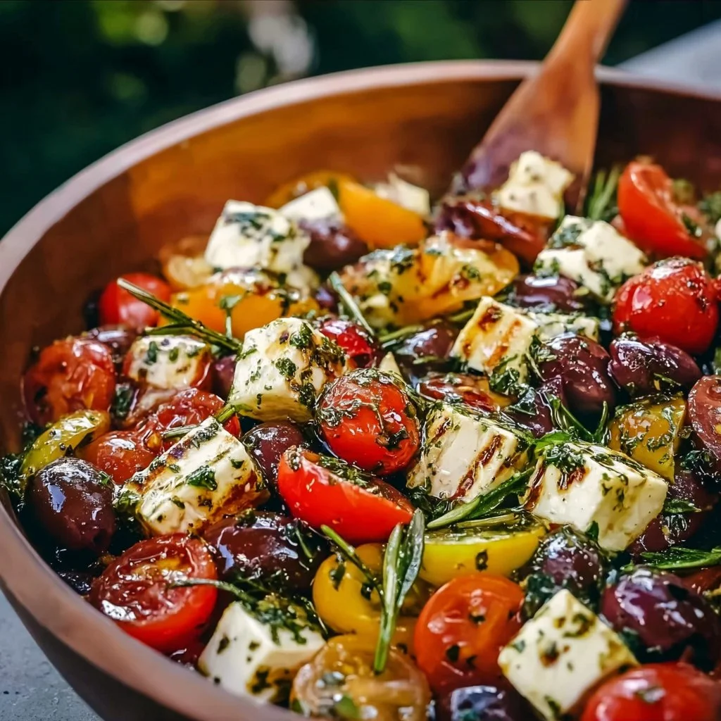 Mediterranean Salad Grill: Fresh and Aromatic