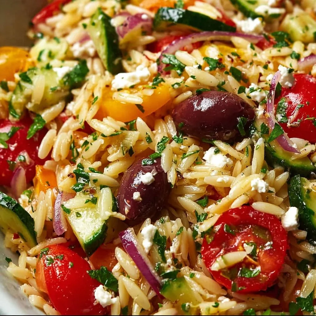 Mediterraner Orzo-Salat