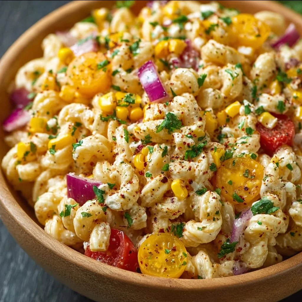 Mexikanischer Mais Pasta Salat