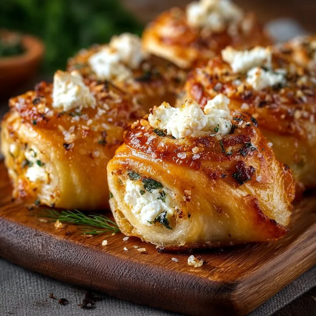 Ofen Feta Röllchen