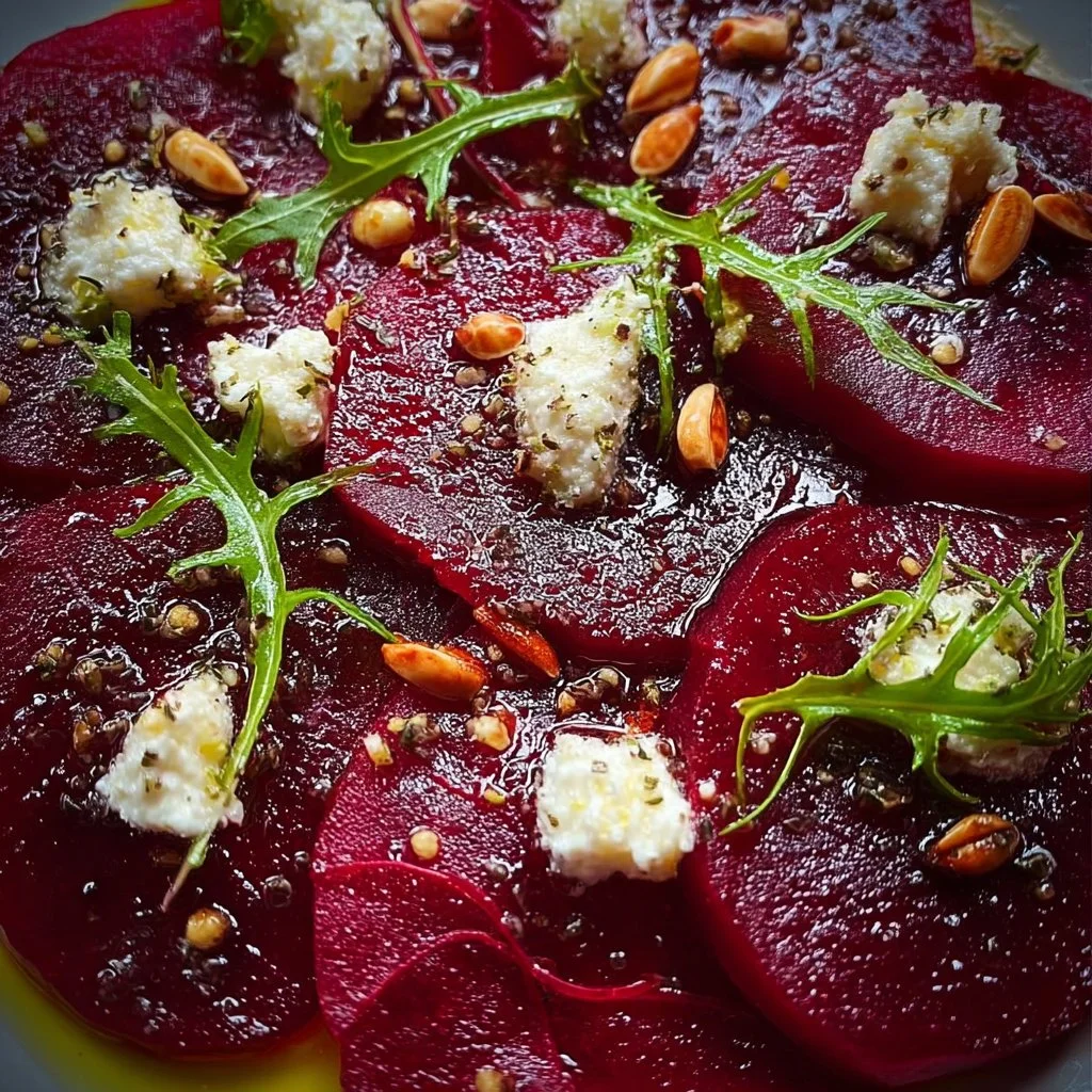 Rote Bete-Carpaccio